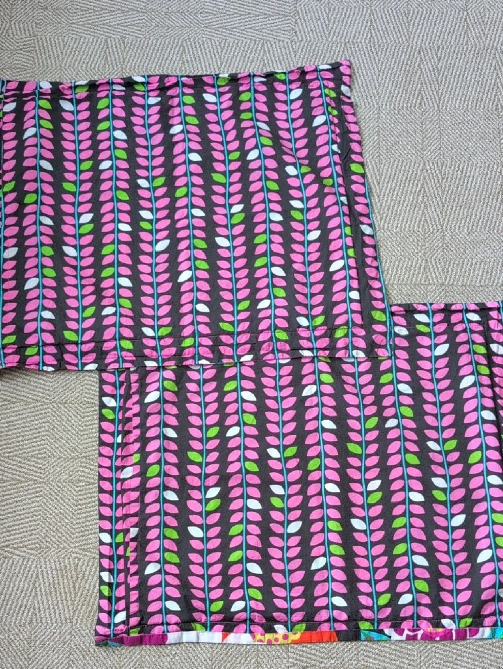 Vera Bradley Va Va Bloom Y2K Cotton Queen Comforter & Shams Floral Reversible